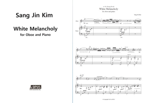 Sangjin Kim : White Melancholy for Oboe and Piano