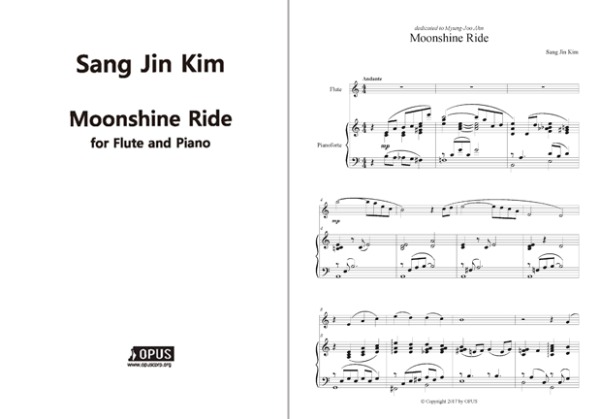 Sangjin Kim : Moonshine Ride for flute and pianoforte